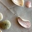 ceramic and silver urchin printed pendant slow jewellery made locally and sustainably